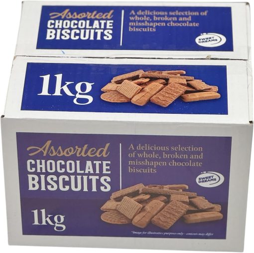 Sweet Dreams 1kg Assorted Chocolate Chip Cookies Bulk Snacks, Perfect for Sharing, Parties and Gifting